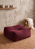 maroon ottoman from NOL